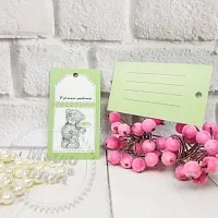 Decorative Teddy tag with chamomile cosmetic ingredient Mylo Opt