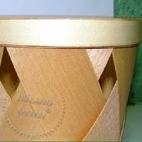 Decorative wicker veneer basket with lid, rating ⭐⭐⭐⭐⭐, 13.64 UAH – Milo Opt, worldwide delivery