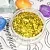 Glitter hexagon Gold hologram 003 1 kg cosmetic ingredient Mylo Opt