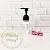Transparent bottle Prague 300 ml VKR dispenser 100 pcs cosmetic ingredient Mylo Opt