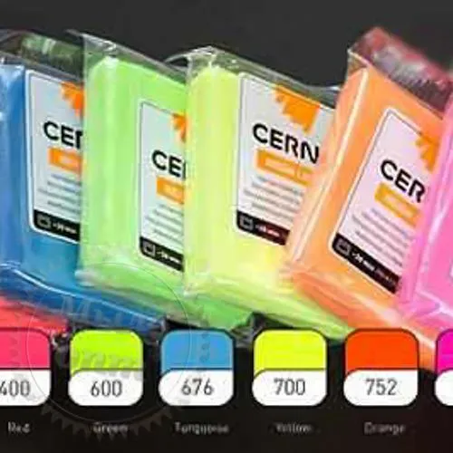 Полимерная глина Цернит Cernit Neon (Бельгия) 56 г неон красный 400
