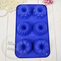 Form silicone flower cupcake tablet