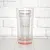 Glass flask for candles with a pink bottom d60 h146 mm from 10 pcs cosmetic ingredient Mylo Opt