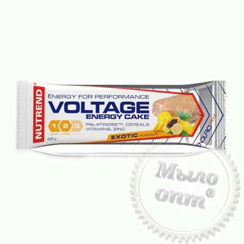 Voltage energy cake exotic fruits TM Nutrend, 85.00 UAH, rating ⭐⭐⭐⭐⭐ Milo Opt
