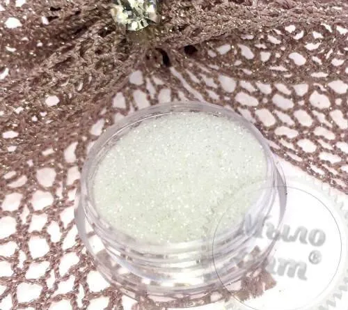 Glitter white Glass White (02 mm) 1/128 50 g Mylo Opt global supplier Glitter white Glass White (02 mm) 1/128 50 g cosmetic ingredient Mylo Opt