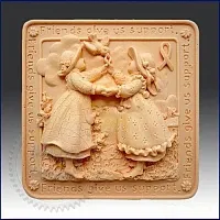 Silicone mold 3D Sisters No 2 cosmetic ingredient Mylo Opt