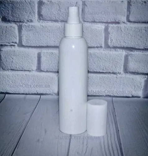 White spray bottle Aero with cap 150 ml 10 pcs cosmetic ingredient Mylo Opt