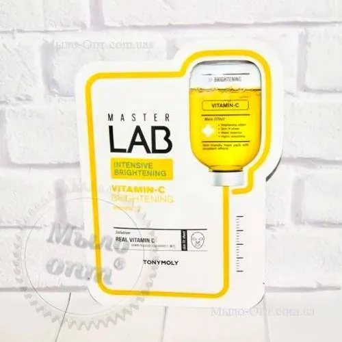 Тканинна маска з вітаміном С Tony Moly Master Lab Vitamin C Mask Sheet 82.50 грн. рейтинг ⭐⭐⭐⭐⭐ Мило Опт