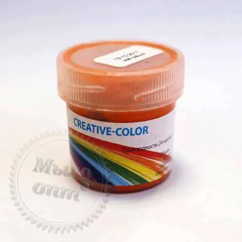 Пастообразный краситель Creative-Color Оранжевый, 1 шт