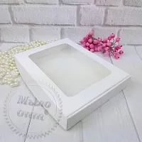 Коробка пряничная мини Белая