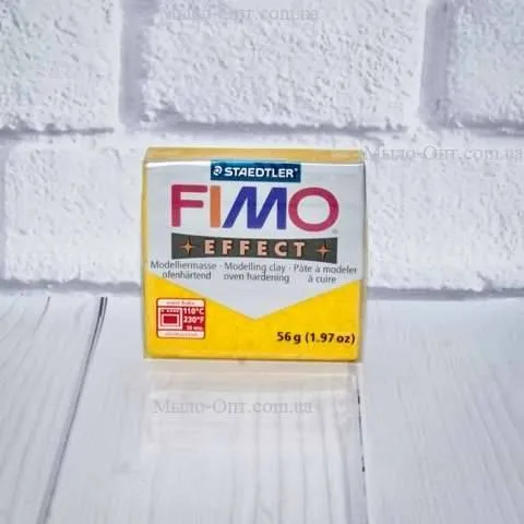 Полімерна глина FIMO Effect з блискітками золото Полімерна глина FIMO Effect з блискітками золото