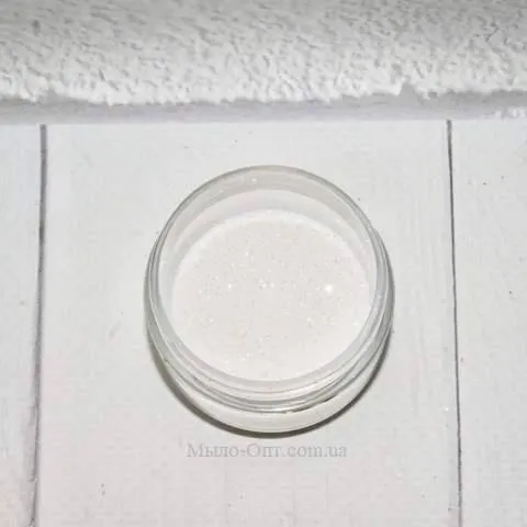 Гліттер білий Glass White (02 мм) 1/128 1 кг Гліттер білий Glass White (02 мм) 1/128 1 кг