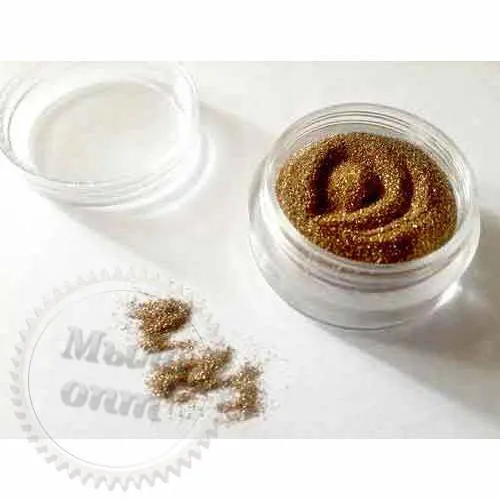 Powder for decoration, embossing techniques antique gold crayons