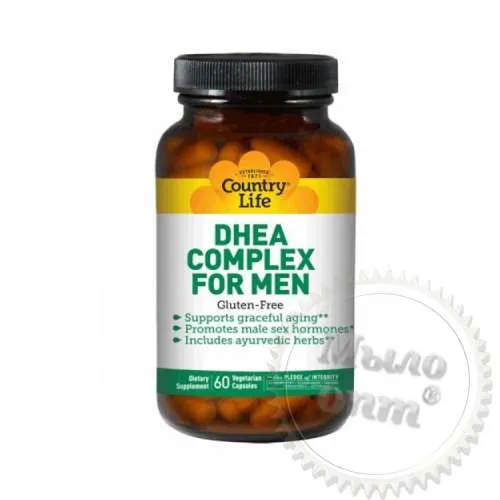 Энергетический стимулятор DHEA Complex For Men капсулы №60 ТМ Кантри Лайф,Country Life