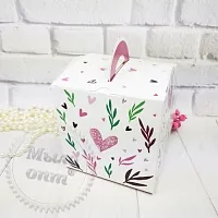 Коробка Кубик с ручкой Love артикул TM20011602