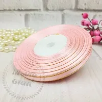 Satin ribbon with golden lurex 06 Peach 1 m cosmetic ingredient Mylo Opt