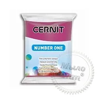 Полимерная глина Цернит Cernit (Бельгия) 56 г. NumberOne бордо 411 артикул VG17111435