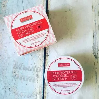 Гидрогелевые патчи под глаза с экстрактом граната Purederm Ruby Water Full Hydrogel Eye Patch