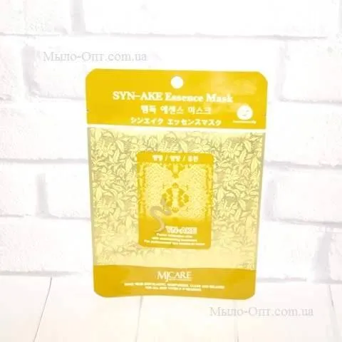 Тканевая маска с Пептидом SYN-AKE MJ CARE Essence Mask SYN-AKE