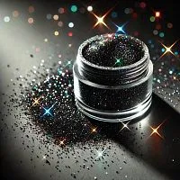 Голограф глиттер Черный, 50 гр