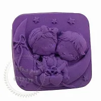 Silicone Mold 3D Couple on the Moon cosmetic ingredient Mylo Opt