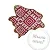 Kit for embroidery with beads Magnet Map of Ukraine Zaporozhye region cosmetic ingredient Mylo Opt