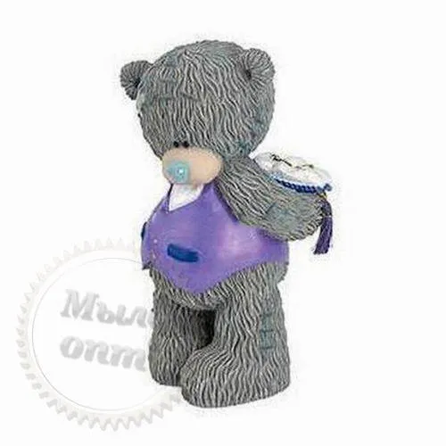 Silicone mold 3D Teddy with rings, 321.34 UAH, rating ⭐⭐⭐⭐⭐ Milo Opt