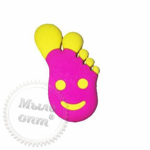 Toy for melting into soap Foot Pink, 10.61 UAH, rating ⭐⭐⭐⭐⭐ Milo Opt