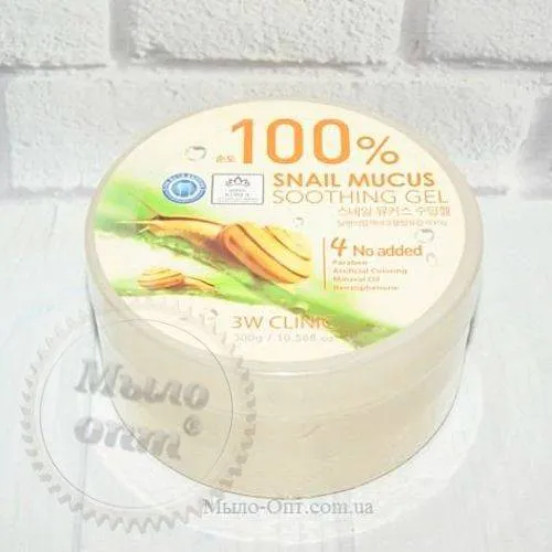Snail gel 3W Clinic Snail Gel, 300 ml, 380.05 UAH, rating ⭐⭐⭐⭐⭐ Milo Opt
