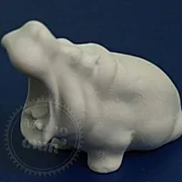 Plaster figurine Hippo
