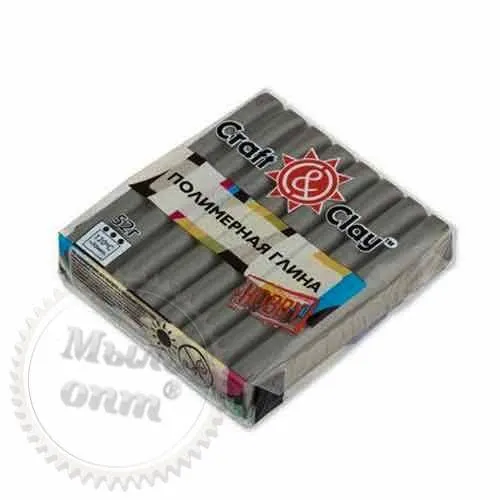 Polymer clay Craft & Clay 52 g, metallic 1103 - aluminum, 52.65 UAH, rating ⭐⭐⭐⭐⭐ Milo Opt