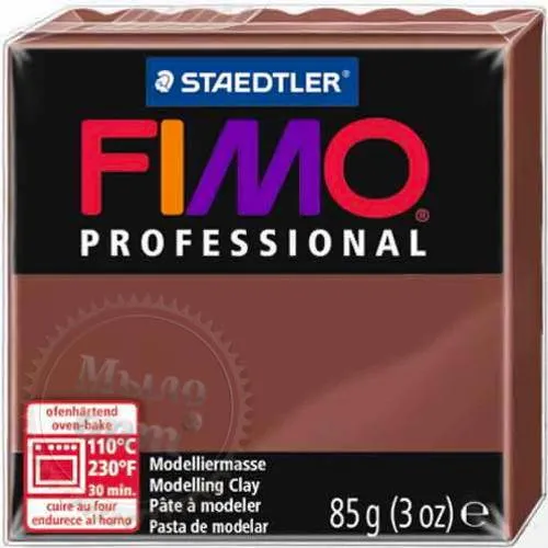 Фимо Профессионал 85 г Fimo Professional, 77 шоколад