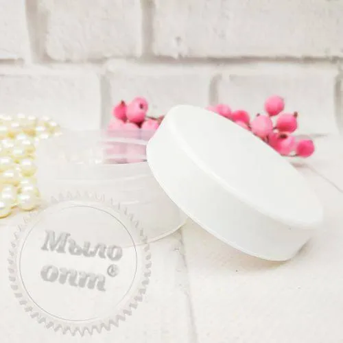 Cosmetic jar with white lid 50 ml from 100 pcs, 18.71 UAH, rating ⭐⭐⭐⭐⭐ Milo Opt
