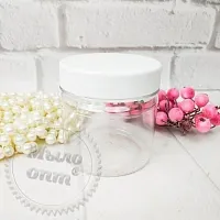 Cosmetic jar with white lid, 150 ml, 750 pcs
