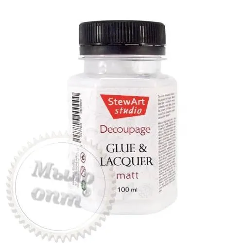 Matt glue varnish for decoupage Stewart Studio 100 ml, 53.10 UAH, rating ⭐⭐⭐⭐⭐ Milo Opt