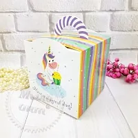 Box Cube with handle Have a magical day! cosmetic ingredient Mylo Opt