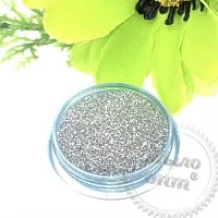 Silver glitter - shimmering glow, 10 g