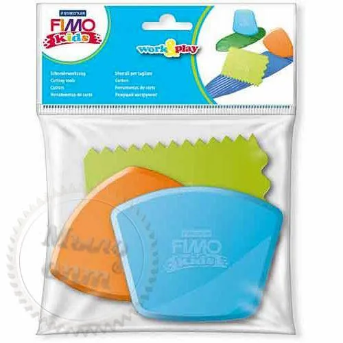 Set of cutters Fimo Kids for children FIMO Kids Work & Play, 3 pcs., Plastic, 182.25 UAH, rating ⭐⭐⭐⭐⭐ Milo Opt