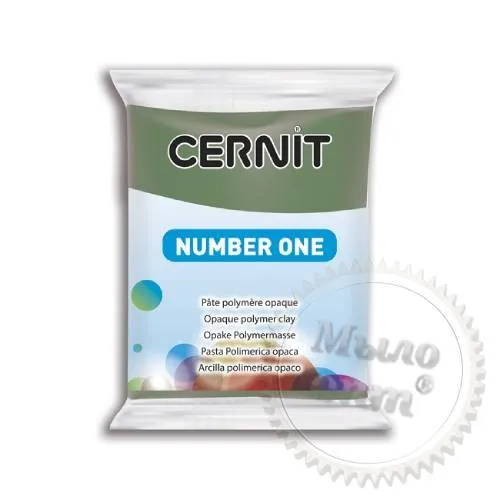 Полімерна глина ЦЕРН Cernit (Бельгія) 56г. NumberOne олива 645 Полімерна глина ЦЕРН Cernit (Бельгія) 56г. NumberOne олива 645