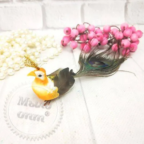 Decorative peacock 1 cm, orange Mylo Opt global supplier Decorative peacock 1 cm, orange cosmetic ingredient Mylo Opt