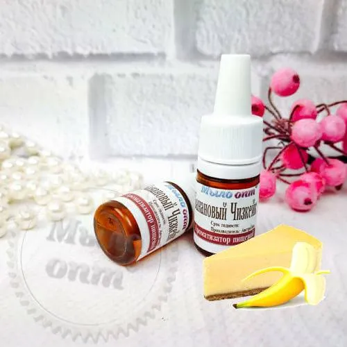 Food flavoring Banana Cheesecake, 1 L cosmetic ingredient Mylo Opt