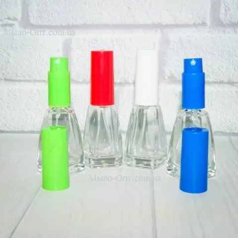 Liza bottle with plastic spray 10 ml from 100 pcs Mylo Opt global supplier Liza bottle with plastic spray 10 ml from 100 pcs cosmetic ingredient Mylo Opt