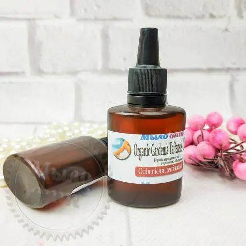 Organic Gardenia Taitensis Oil - after depilation oil 30 ml Mylo Opt global supplier Organic Gardenia Taitensis Oil - after depilation oil 30 ml cosmetic ingredient Mylo Opt
