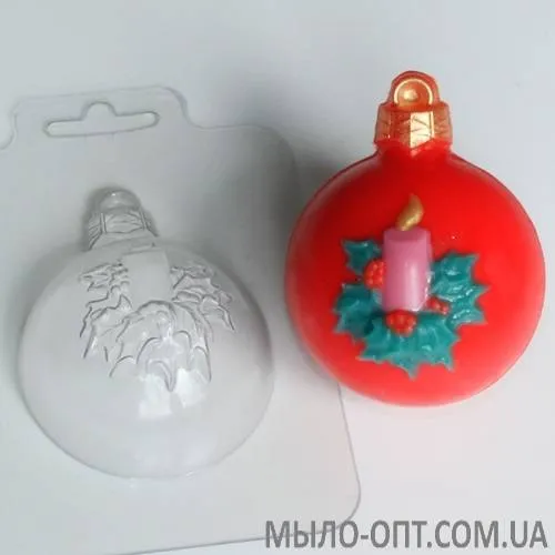 Форма пластикова Куля свічка 25.12 грн. рейтинг ⭐⭐⭐⭐⭐ Мило Опт