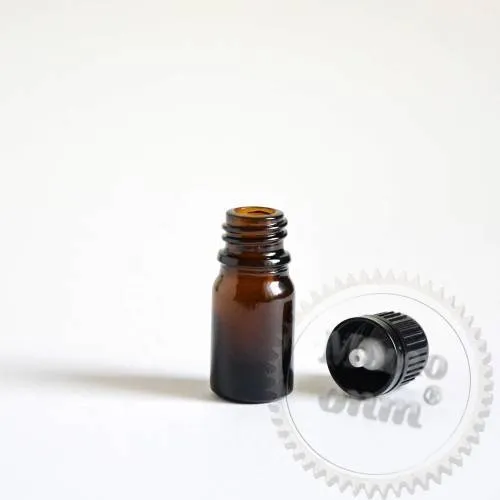 Glass bottle 5 ml dispenser lid Mylo Opt global supplier Glass bottle 5 ml dispenser lid cosmetic ingredient Mylo Opt