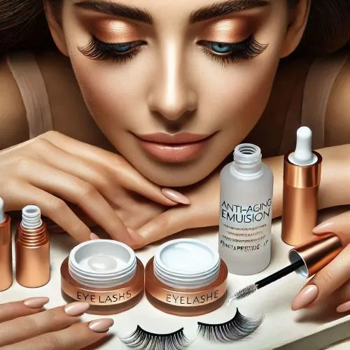 Антивозрастная эмульсия с Myristoyl Pentapeptide-17 для ресниц уход и укрепление Антивозрастная эмульсия с Myristoyl Pentapeptide-17 для ресниц уход и укрепление