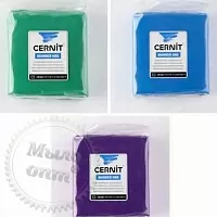 Полимерная глина Цернит Cernit (Бельгия) эконом упак. 250 г - фиолетовый 900